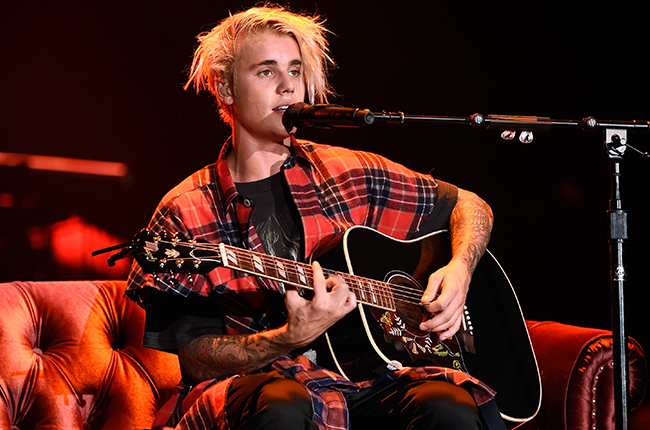 SEATTLE, WA - MARCH 09: Singer/songwriter Justin Bieber performs onstage at KeyArena on March 9, 2016 in Seattle, Washington. (Photo by Kevin Mazur/WireImage)