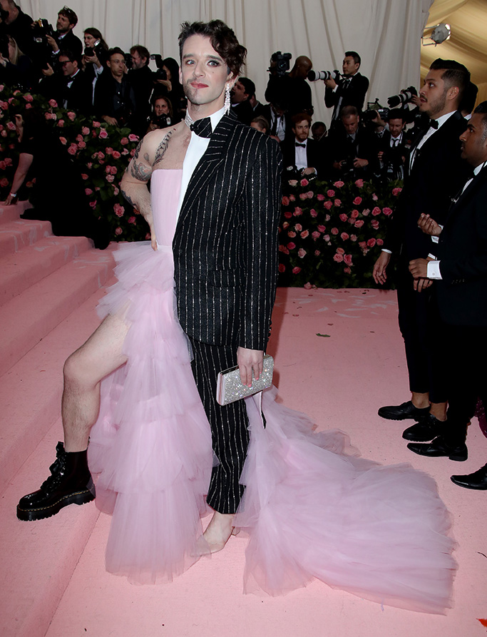 Mandatory Credit: Photo by Matt Baron/REX/Shutterstock (10225578nj) Michael Urie Costume Institute Benefit celebrating the opening of Camp: Notes on Fashion, Arrivals, The Metropolitan Museum of Art, New York, USA - 06 May 2019